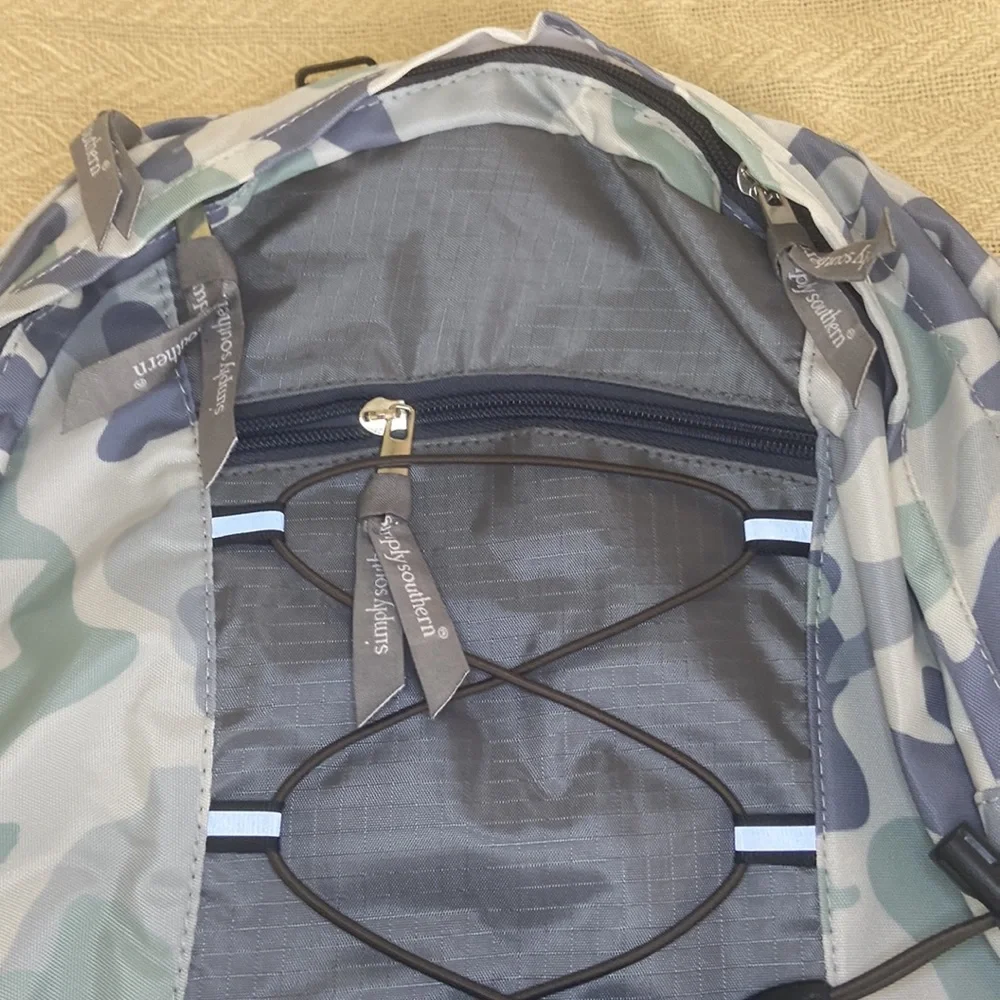 NWT Simply Southern Camo backpack